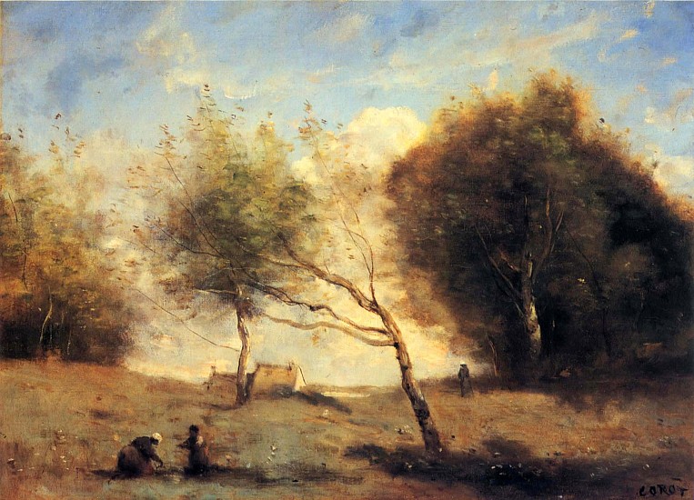 Jean Baptiste Camille Corot, Les Pres de la Petite Ferme
2001, Oil on canvas